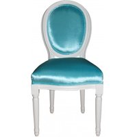 Casa Padrino Barock Esszimmer Stuhl Türkis - Designer Stuhl - Luxus Qualität GH
