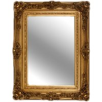 Casa Padrino Barock Wandspiegel Gold Antik-Look Höhe 121 cm, Breite 90 cm - Edel & Prunkvoll