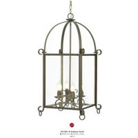 Casa Padrino Barock Hängeleuchte Antik Gold Ø 37 x H. 100 cm - Barock Lampe
