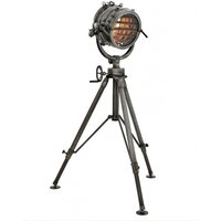 Industrial Studioleuchte Marine Lampe Stehleuchte im Industrie Design - Gunmetal Finish - Luxus Qualität