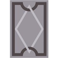 Wunderschöner Luxus Teppich aus 100% Neuseeland-Wolle, Grau/Braun, Samtweich 200 x 300 cm - Hochwertige Qualität