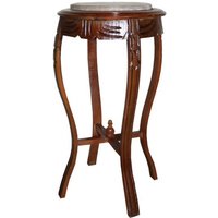 Barock Beistelltisch Braun ModY7 68 x 35 cm Antik Stil