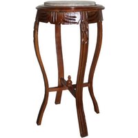 Barock Beistelltisch Braun ModY8 68 x 35 cm Antik Stil