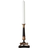 Casa Padrino Luxus Kerzenständer Messing Finish Paris - schwere Ausführung - Kerzenhalter Kerzenleuchter