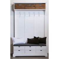 Casa Padrino Garderoben Schrank WeiØ - Garderobe 140 x 50 x 220 cm
