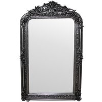 Casa Padrino Barock Wandspiegel Silber Antik-Look Höhe 159 cm, Breite 89 cm - Edel & Prunkvoll