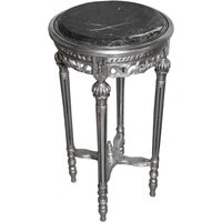 Barock Beistelltisch Rund Silber ModY 13 73 x 38 cm Antik Stil
