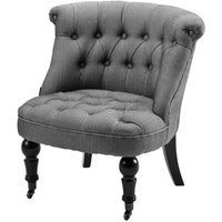 Luxus Barock Salon Stuhl Paris mit Fischgratmuster schwarz/weiss aus der Luxus Kollektion von Casa Padrino - Hotel Cafe Restaurant Möbel Einrichtung