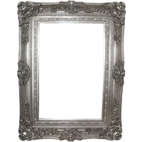Casa Padrino Barock Wandspiegel Silber Antik-Look Höhe 130 cm, Breite 96 cm - Edel & Prunkvoll