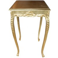 Casa Padrino Barock Bar Tisch Gold Höhe: 112 cm Breite: 60 cm - Antik Möbel