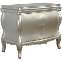 Casa Padrino Barock Kommode Vienna Silber 95 cm Schrank