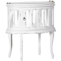 Casa Padrino Bar Schrank Weinschrank Whiskey Schrankbar Shabby Chic Look Weià - Barock Rokoko Jugendstil Glasschrank