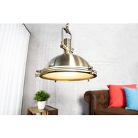 Casa Padrino Industrial Hängeleuchte Bronze Mod2 45 cm - Industrie Design Vintage Lampe Leuchte