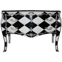 Casa Padrino Barock Kommode Karo Design 130cm Antik Look