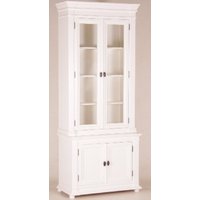 Casa Padrino Shabby Chic Landhaus Stil Schrank Buffetschrank WeiØ B 100 H 242 cm- Schrank Esszimmer