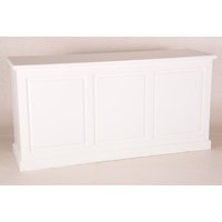 Casa Padrino Shabby Chic Landhaus Stil Theken Schrank WeiØ B 200 H 99 cm Theke Ladentheke Ladeneinrichtung