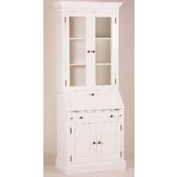 Casa Padrino Shabby Chic Landhaus Stil Schrank Buffetschrank WeiØ B 86 x H 215 cm - Schrank Esszimmer