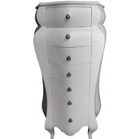 Casa Padrino Barock Kommode Weiss 131 x 68 x 46 cm - Antik Stil