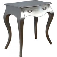 Casa Padrino Barock Konsolentisch Silber mit Schubladen - Antik Stil - Barock Möbel