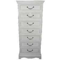 Casa Padrino Landhaus Stil Schrank mit 7 Schubladen Shabby Chic