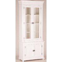 Shabby Chic Landhaus Stil Schrank Buffetschrank 100 x 45 x 245 cm Mod2 - Schrank Esszimmer