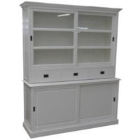 Casa Padrino Shabby Chic Landhaus Stil Schrank Buffetschrank 180cm ModF4 - Schrank Esszimmer