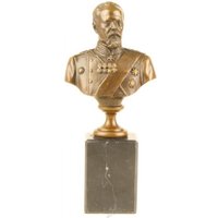 Casa Padrino Luxus Bronze Figur Büste Minister Sergei Y. Witte 19.6 x 8.7 cm - Skulptur Militaria Russland