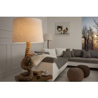 Casa Padrino Designer Tischleuchte Marine Tauseil - Seil Hockerleuchte