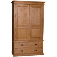 Casa Padrino Landhaus Stil Kleiderschrank - Kleider Schrank Shabby H 197 cm B 120 cm T 59 cm