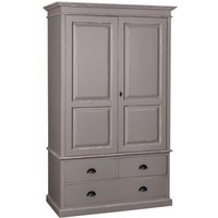 Casa Padrino Landhaus Stil Kleiderschrank - Kleider Schrank Shabby H 197 cm B 120 cm T 59 cm