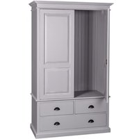 Casa Padrino Landhaus Stil Kleiderschrank - Kleider Schrank Shabby H 197 cm B 120 cm T 59 cm