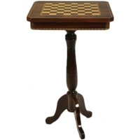 Casa Padrino Barock Spieltisch Schach / Dame Tisch Mahagoni - Möbel Antik Stil Art Deco Jugendstil Schachtisch