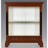 Casa Padrino Luxus Empire Bücher Schrank Mahagoni - Bibliotheken Schrank