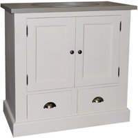 Casa Padrino Landhaus Stil Waschschrank Waschtisch inkl 1 Waschbecken - Bad Schrank