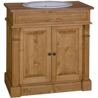 Casa Padrino Landhaus Stil Waschschrank Waschtisch inkl 1 Waschbecken Venice - Bad Schrank