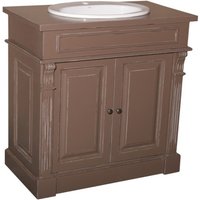 Casa Padrino Landhaus Stil Waschschrank Waschtisch inkl 1 Waschbecken Venice - Bad Schrank