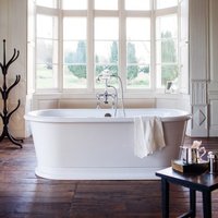 Casa Padrino Badewanne freistehend 1800mm BLonR Weià - Freistehende Retro Antik Badewanne