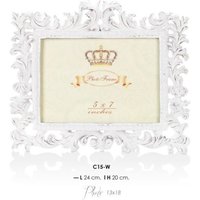 Casa Padrino Barock Bilderrahmen Weià Antik Stil 20 x 24 cm - Bilder Rahmen Foto Rahmen Jugendstil Antik Stil Mod AX7