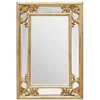 Casa Padrino Barock Wandspiegel Gold H 96 cm B 66 cm - Edel & Prunkvoll - Goldener Spiegel