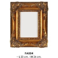 Casa Padrino Barock Bilderrahmen Gold Antik Stil 24 x 20 cm - Bilder Rahmen Foto Rahmen Jugendstil Antik Stil Mod AX23