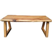 Casa Padrino Vintage Esstisch Eiche Rustikal Massiv 200 x 100 cm Mod TR5 - Landhaus Stil Tisch massives Eichenholz