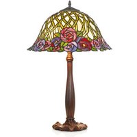 Casa Padrino Tiffany Tischleuchte Hockerleuchte Durchmesser 40 cm - Leuchte Lampe