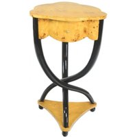 Casa Padrino Biedermeier Schubladen Schrank Vogelaugenahorn - Handgefertigt aus Massivholz - Nachtschrank Nachttisch Kommode