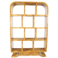 Casa Padrino Art Deco Bücherregal Vogelaugenahorn - Artdeco Bücher Schrank Regalsystem Möbel Antik Stil