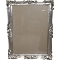 Casa Padrino Barock Luxus Holz Bilderrahmen 85 x 64 cm Silber - GroÃer Bilder Rahmen Foto Rahmen Jugendstil Antik Stil - Made in Italy