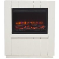 Casa Padrino Elektro Kamin B 84 x H 90 x T 24 cm - Elektrokamin - Wohnzimmer Kamin