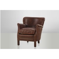 Chesterfield Luxus Echt Leder Ohrensessel Vintage Leder von Casa Padrino Cigar - Club Sessel