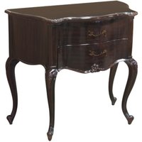 Casa Padrino Barock Luxus Kommode Braun-Rot B 80 cm, H 70 cm - Barock Möbel