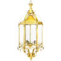 Casa Padrino Barock Hängeleuchte Gold - Restaurant - Hotel Lampe Leuchte Laterne