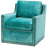 Casa Padrino Luxus Belle Epoche Sessel Türkis Grün - Jugendstil Art Deco - Luxury Collection